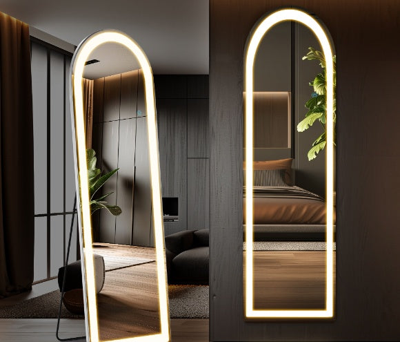 3 Color Lighting Mirror With LED Lights
