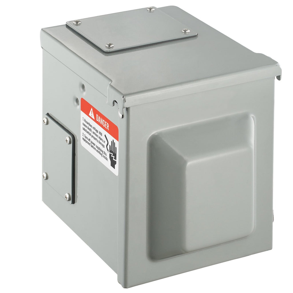 VEVOR 50 Amp RV Power Outlet Box, 125 250 Volt, Enclosed Lockable Outdoor RV Receptacle Box, NEMA 14-50R Weatherproof Electrical Panel, For RV Camper Trailer Motorhome Tested To UL Standards