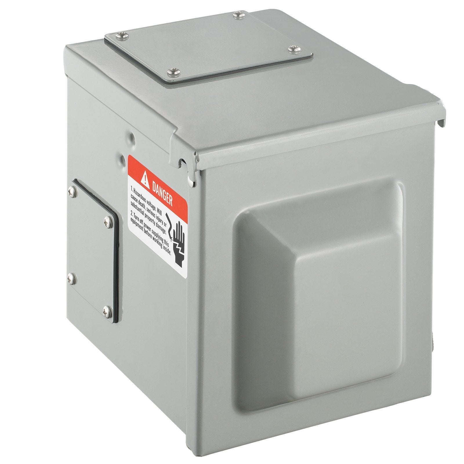 VEVOR 50 Amp RV Power Outlet Box, 125 250 Volt, Enclosed Lockable Outdoor RV Receptacle Box, NEMA 14-50R Weatherproof Electrical Panel, For RV Camper Trailer Motorhome Tested To UL Standards