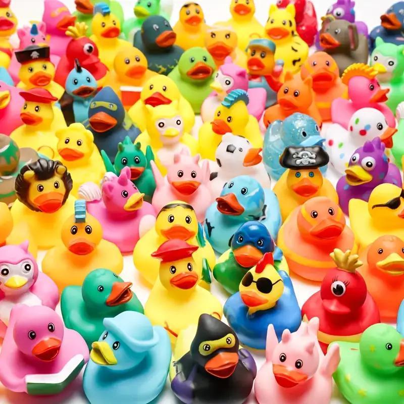 100-piece Mini Duck Set - Cute, High-Value, Multifunctional Design, Healing Children's Toy, Decoration For Party Scenes And Photo Props