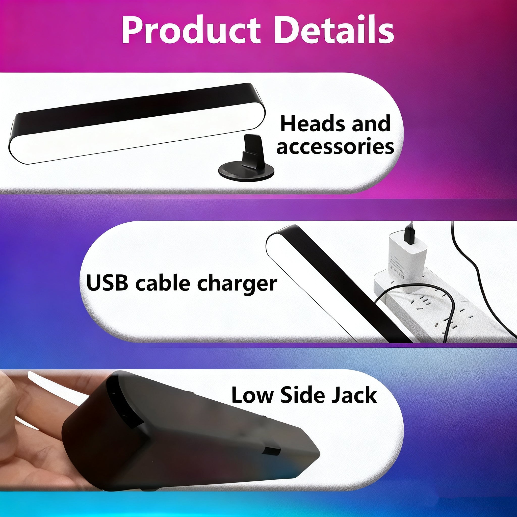 Desk Ambient Light With Remote Control, Room Decor Essential, RGB Color-Changing LED Light, Perfect For Living Rooms, Bedrooms, And Bars, Place Beside Computers Or TVs Holiday Decor, Home Decor