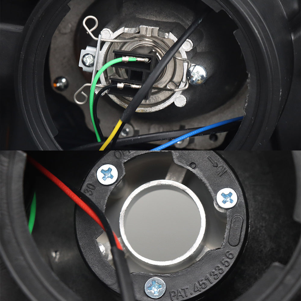 Black Headlights Compatible With Kenworth T680 2013-2021 Included Bulbs Passenger Side