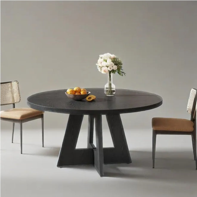 Black Farm House Dining Table