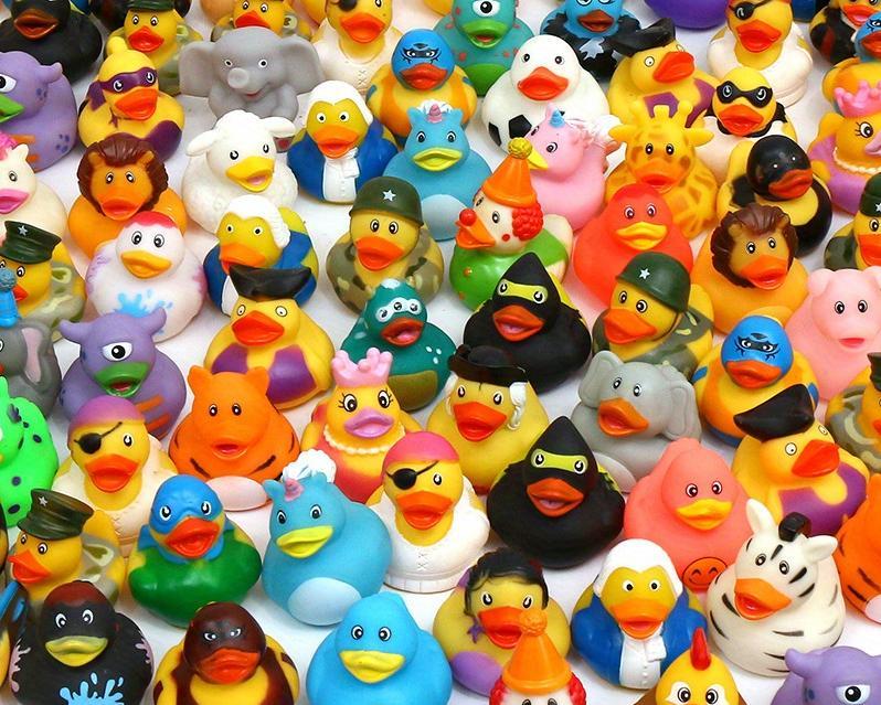 100-piece Mini Duck Set - Cute, High-Value, Multifunctional Design, Healing Children's Toy, Decoration For Party Scenes And Photo Props