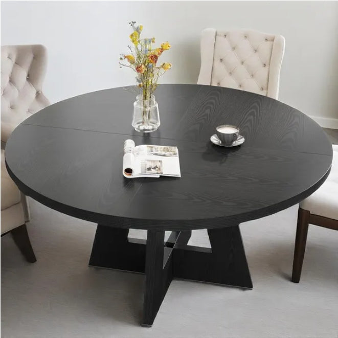 Black Farm House Dining Table