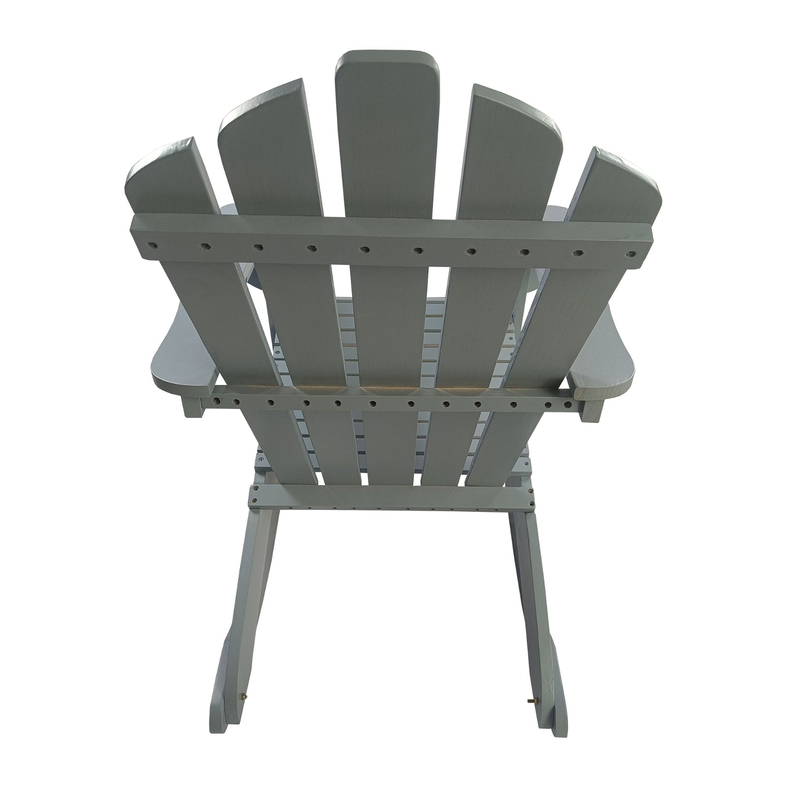 Reclining Wooden Outdoor Rocking Adirondack Chair,walnut