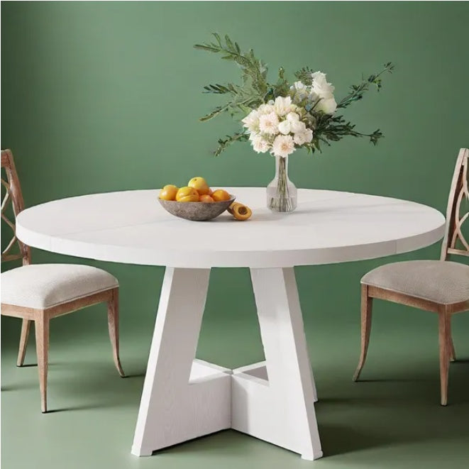 White Farmhouse style Dining Table