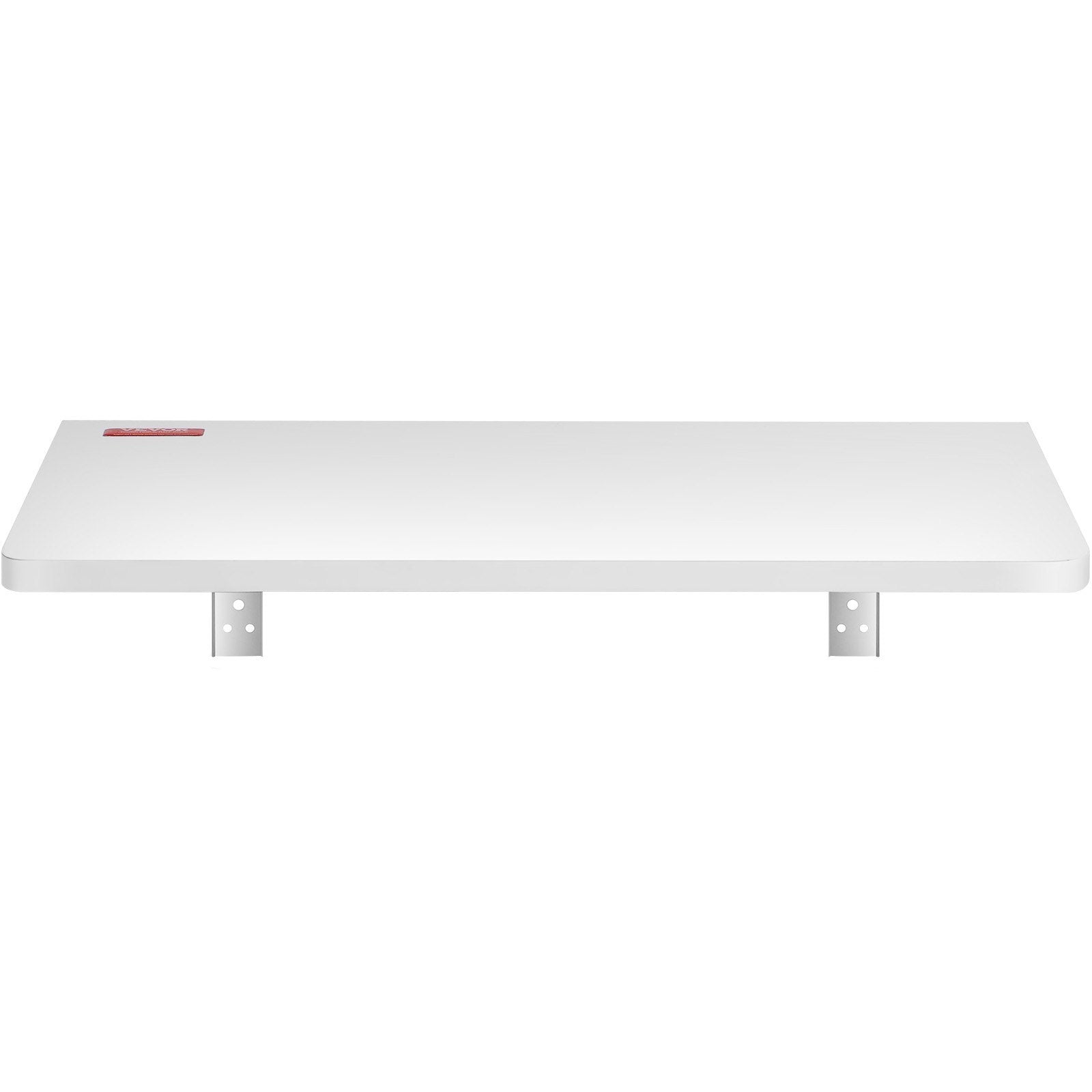 VEVOR Wall Mounted Folding Table, Wall Mount Drop Leaf Tables, Wooden Floating Desk For Dining, Laundry Room, Office, Fold Down Desk With Carbon Steel Bracket