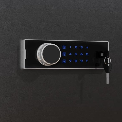 Heavy, Large 5-8 Guns, Black Gun Cabinet With Electronic PIN Keypad Lock, Unassembled Metal Rifle Safety Cabinet, Safe Deposit Box-It Is Forbidden To Sell On The Temu Platform