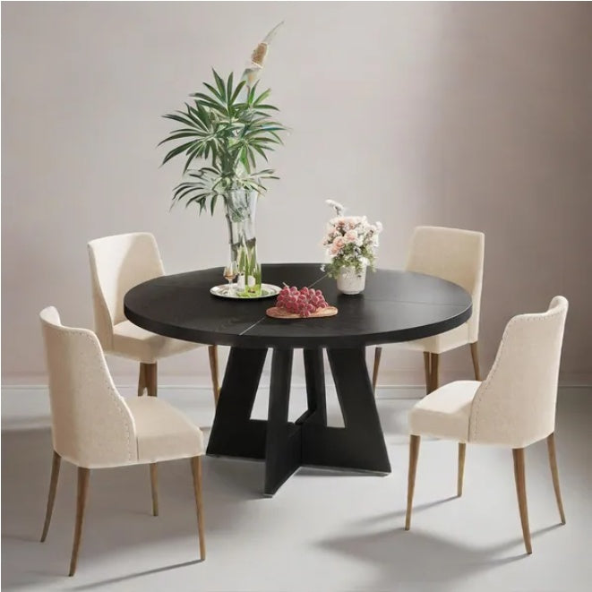 Black Farm House Dining Table