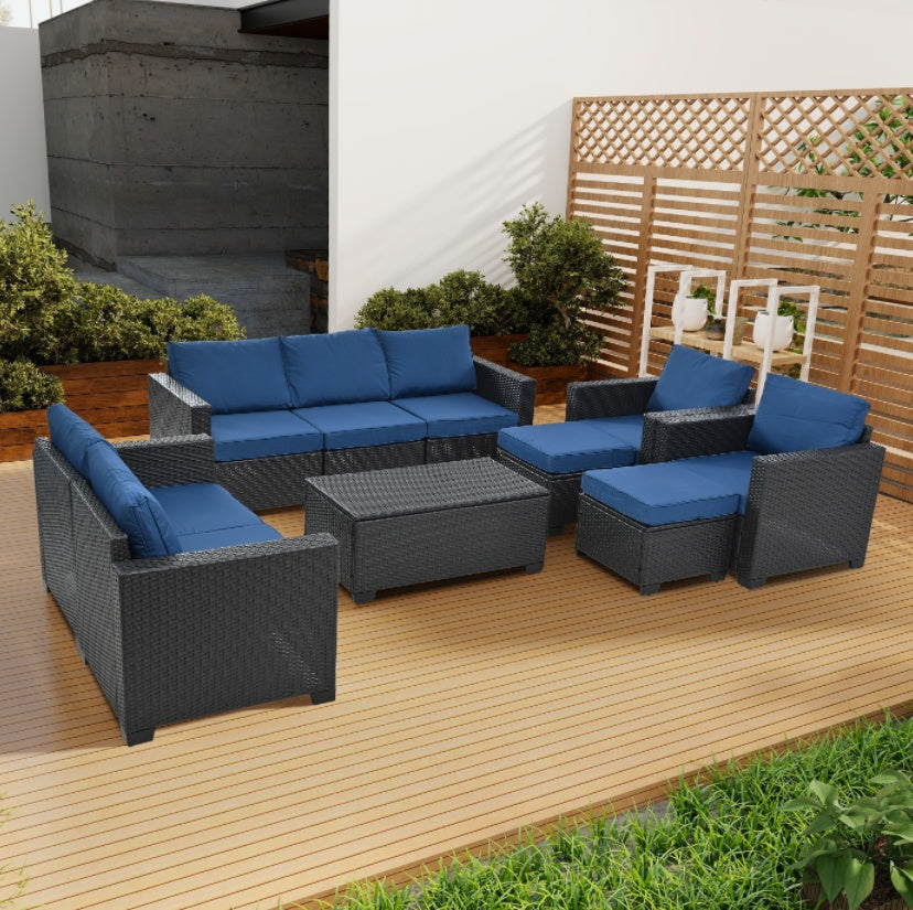 Outdoor 10 Piece Patio Furniture Set