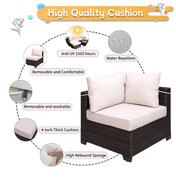Outdoor Sofa Patio Furniture Set