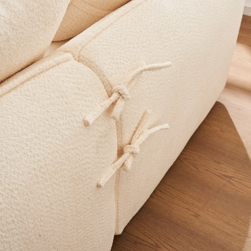 Provided Sofa Deep Seat Sofa 3 Seater For Living Room Oversized Comfy Sofa L-Shape Sofa Couch With Chaise Home Furniture Sleeper Sectional Sofa For Apartment, Office Left Hand Facing
