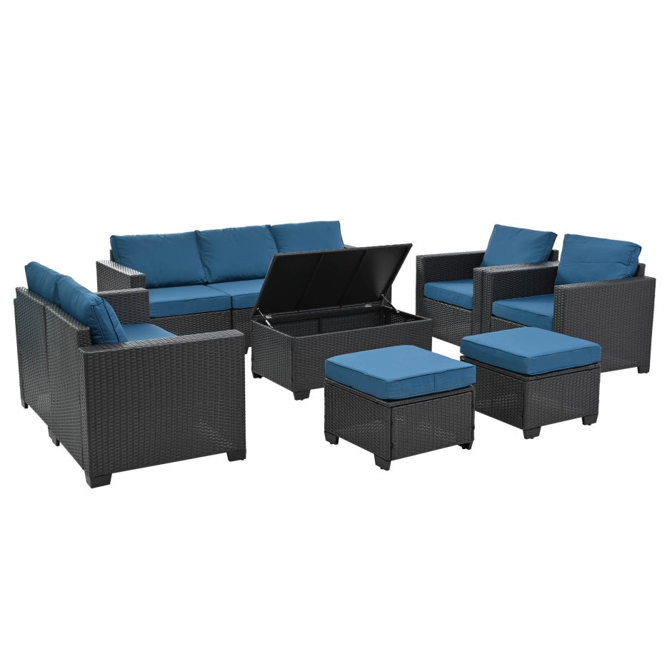 Outdoor 10 Piece Patio Furniture Set