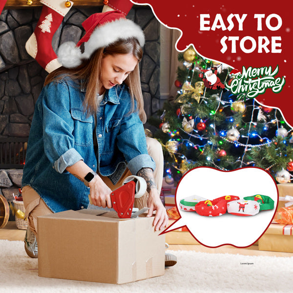 6.9ft, Five Christmas Balls, Five LED Lights, Bundle Pocket, Christmas Inflatable Decoration