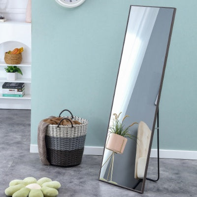 Solid Wood Frame Full Length Mirror, Dressing Mirror, Bedroom Porch, Decorative Mirror, Clothing Store