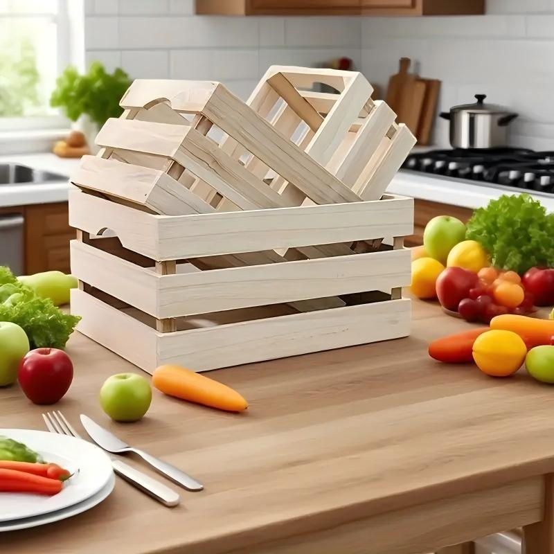 Three-piece Set Of Large Wooden Decorative Storage Boxes, Suitable For Weddings, Birthday Parties, Christmas And Thanksgiving Decorations.