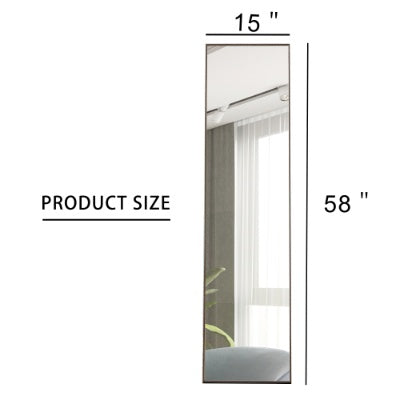 Solid Wood Frame Full Length Mirror, Dressing Mirror, Bedroom Porch, Decorative Mirror, Clothing Store